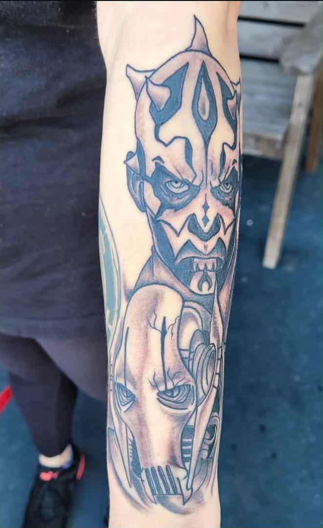 Illustrative tattoo by Seth Wood - Cursed Ink Society artistry